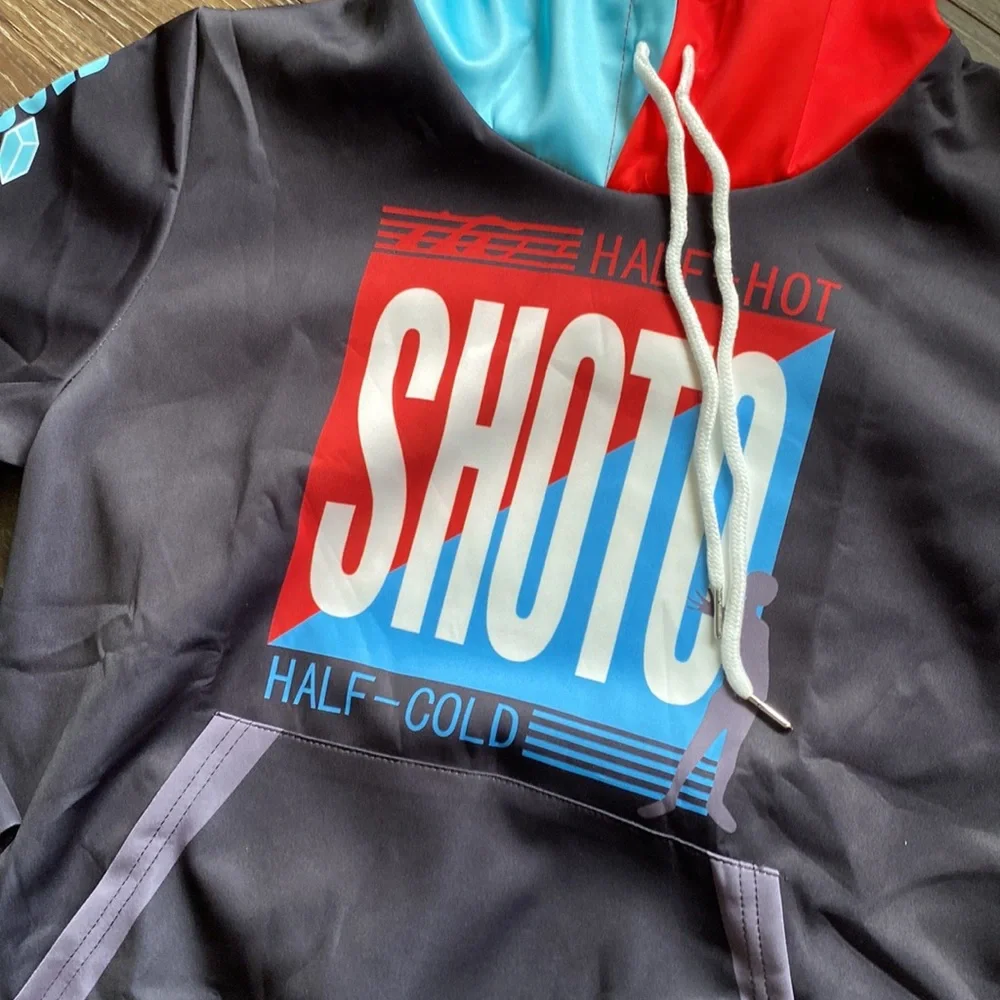 My hero academia half hot half cold Hoodie - Picture 4 of 16